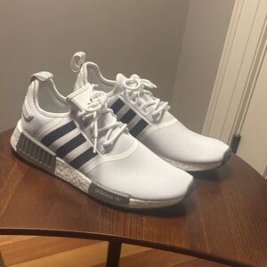 Adidas NMD R1 White with Black Accents